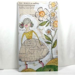 Cori Dantini Wall Art The World IsWaiting Whimsical Inspiring Adventure Feminine